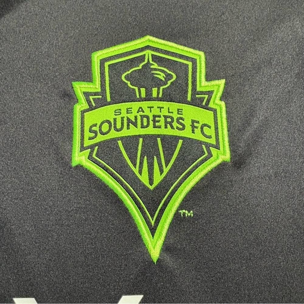 Adidas | Seattle Sounders FC “Pitch" Black Jersey | Women’s XL | MLS Soccer - Picture 4 of 12